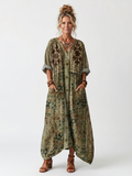 Caterina | Vestido midi oversize con bolsillo