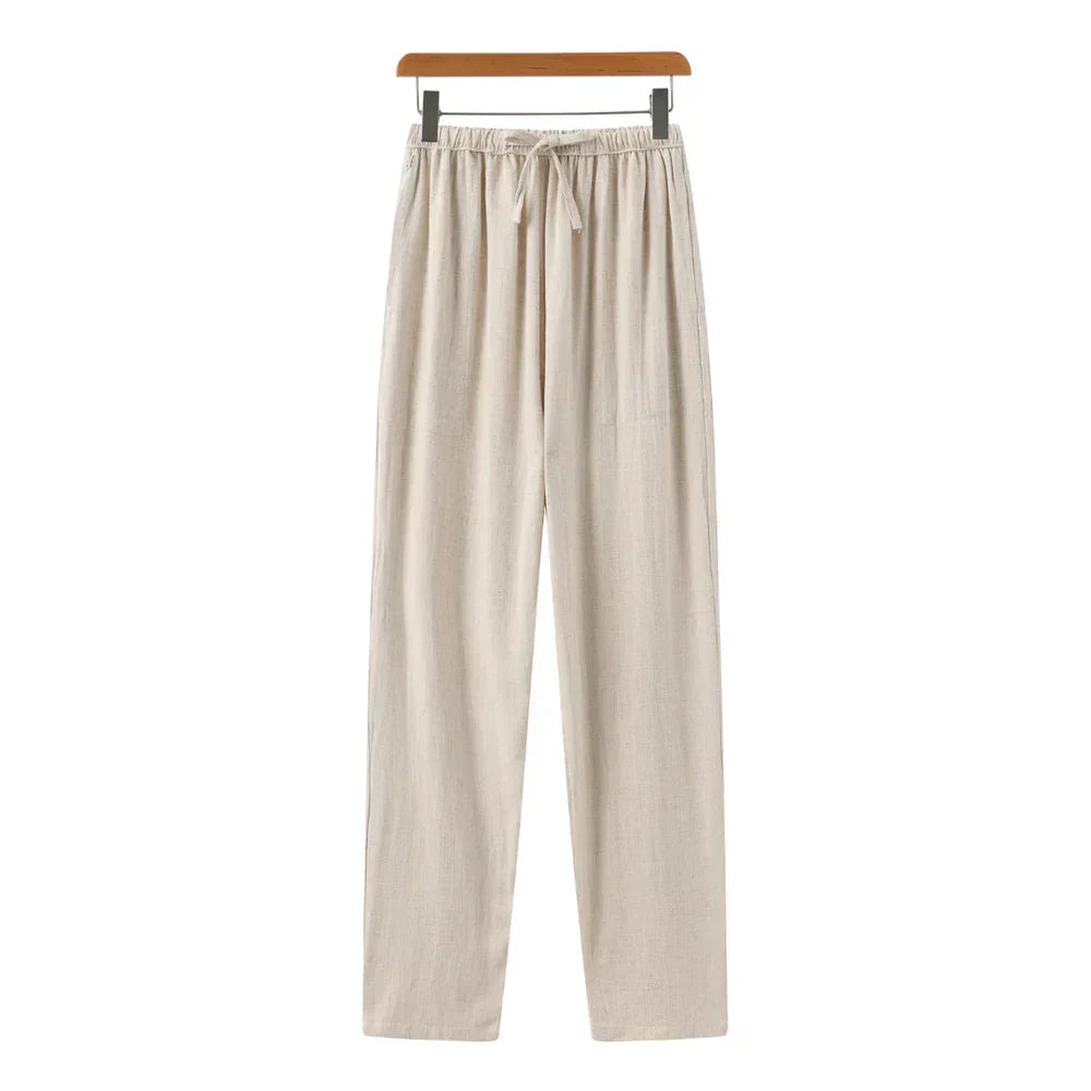 Pantalones de lino