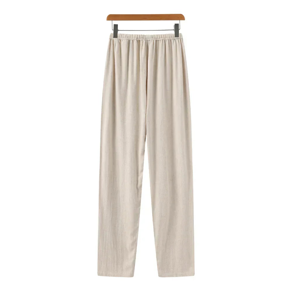 Pantalones de lino