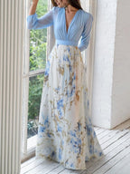 Abigail - Vestido Largo con Estampado