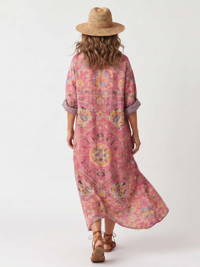 Domenica | Vestido midi con bolsillos