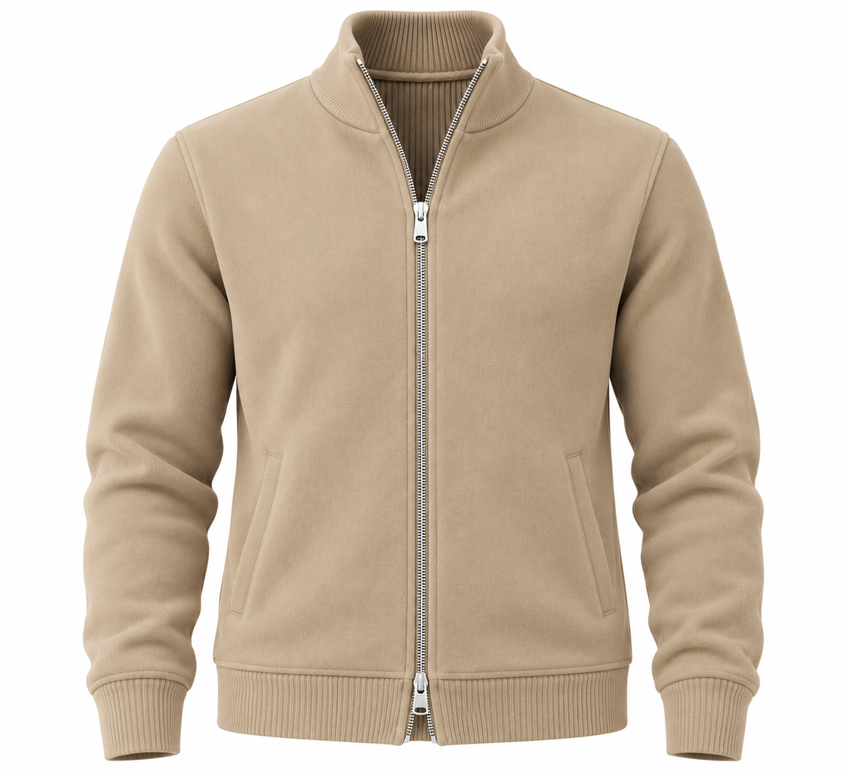 Chaqueta con doble cremallera