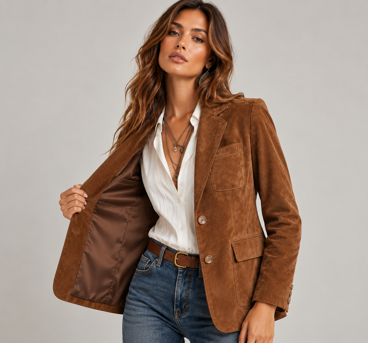 Cristina | Blazer Vintage Marrón
