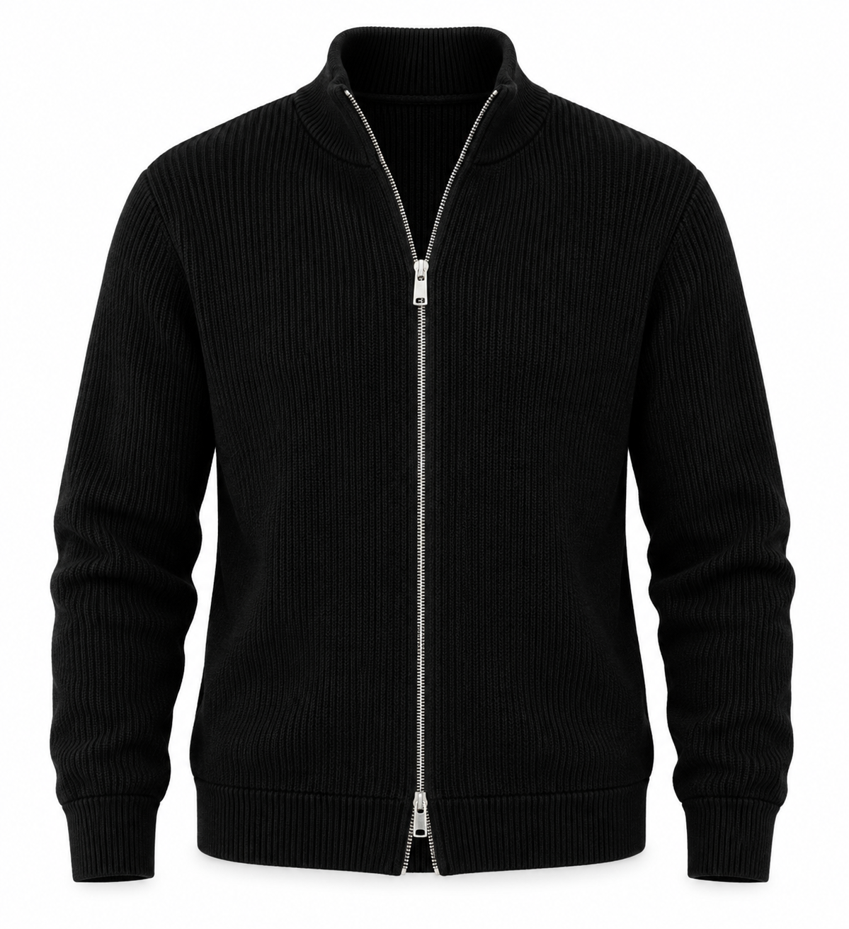 Chaqueta con doble cremallera