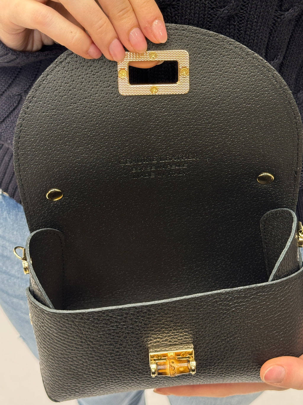 Ginebra / Bolso de cuero
