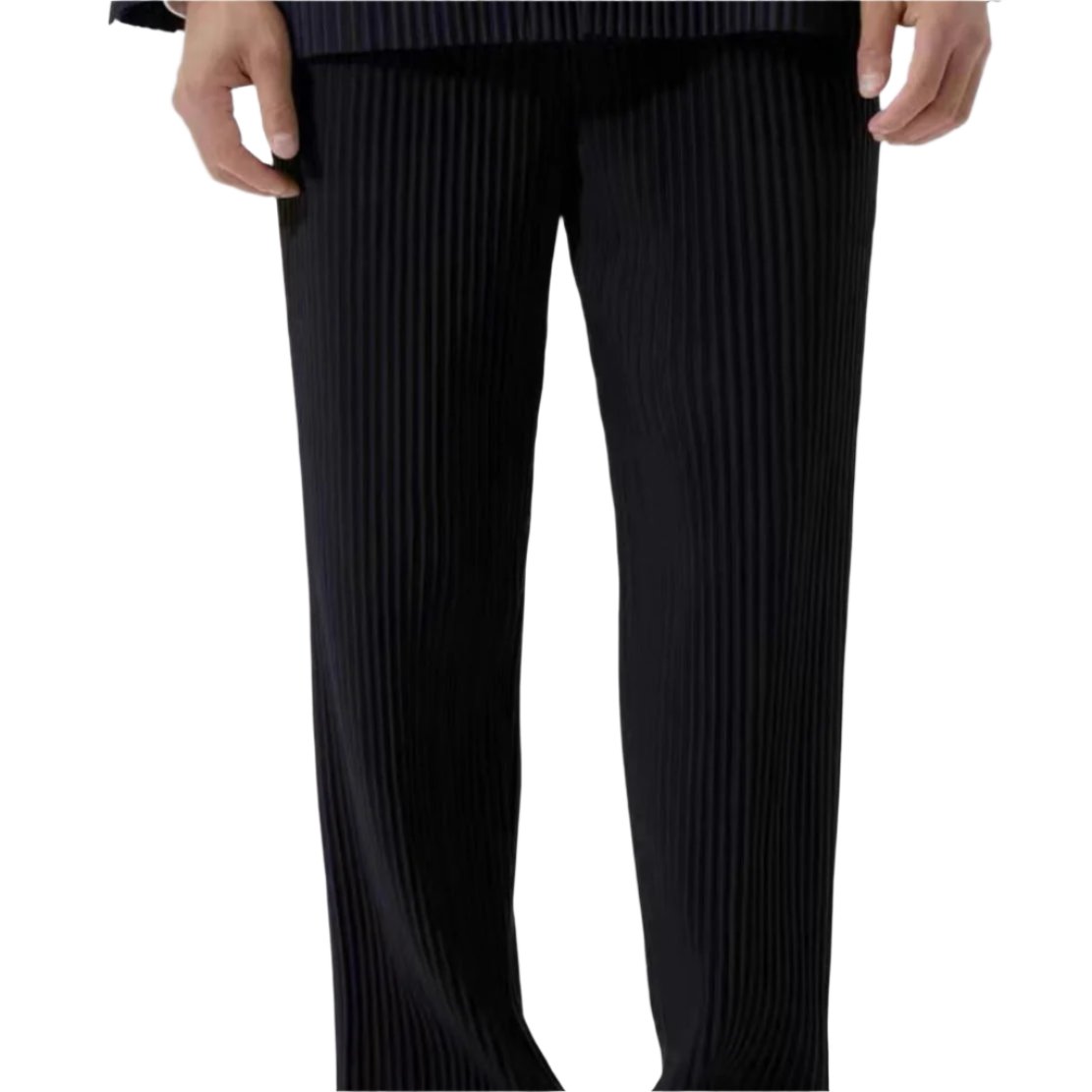 Pantalón de algodón acanalado