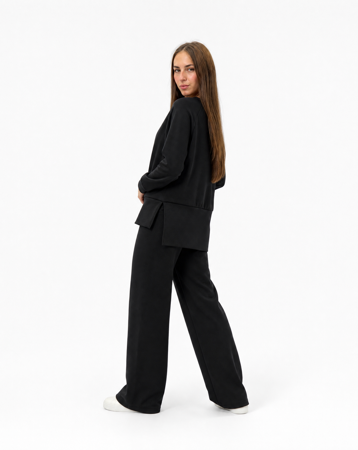 Maialén / Conjunto de mujer con pantalón ancho
