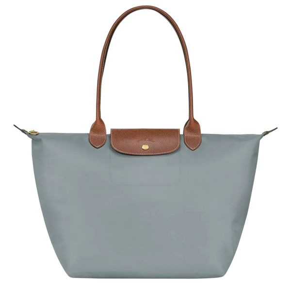 Bolso clásico - Bolso tote grande Le Pliage, color acero.