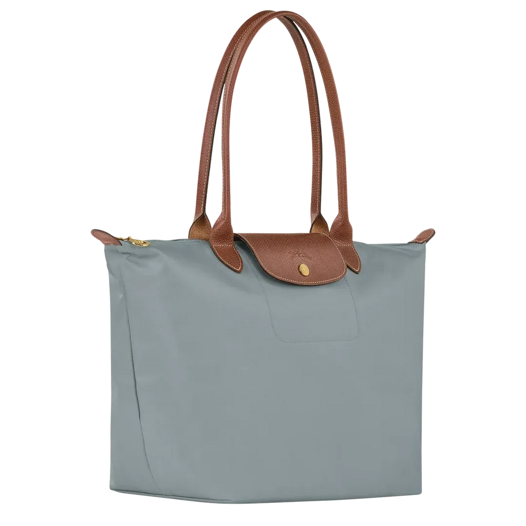 Bolso clásico - Bolso tote grande Le Pliage, color acero.
